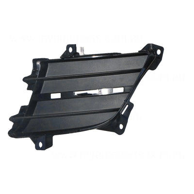 Front Bar Grille With Fog Light Mount Passenger Side OEM Suits Mazda 6 GH 2/2008 to 3/2010