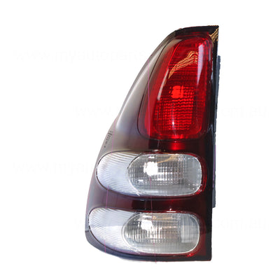 Red/Clear Tail Lamp Passenger Side Certified Suits Toyota Prado RZJ120R / GRJ120R / KDJ120R 2002 to 2009