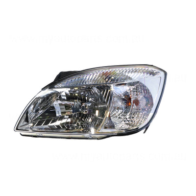 Head Lamp Passenger Side Genuine Suits Kia Rio JB 5/2005 to 7/2009