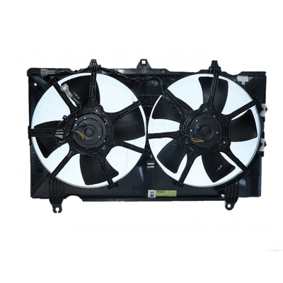 12 v Radiator Fan Assembly Aftermarket Suits Nissan 350Z Z33 2007 to 2009