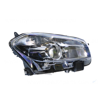 Halogen Electric Adjust Head Lamp Drivers Side Certified Suits Nissan Dualis J10 2010 to 2014