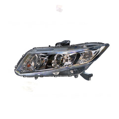 Halogen Manual Adjust Head Lamp Passenger Side OEM Suits Honda Civic FB 2012 to 2014