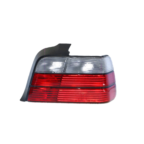 Black Red/Clear Tail Lamp Drivers Side Certified Suits BMW 3 Series E36 Sedan 1997 to 2000