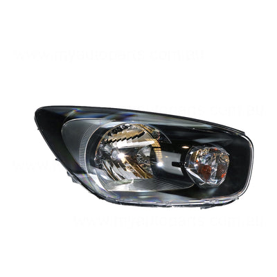 Head Lamp Passenger Side OEM Suits Kia Picanto TA 2016 to 2017