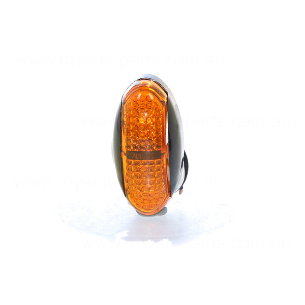 LED Amber Marker - Amber Lens, 10-30V, ADR Compliant