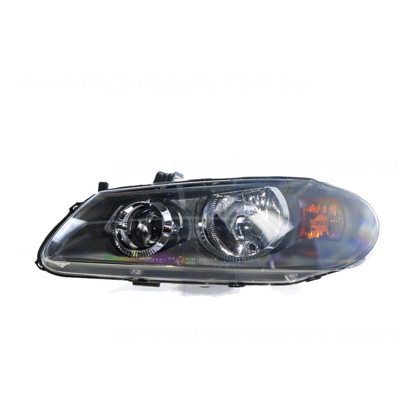Grey Head Lamp Passenger Side Certified Suits Nissan Pulsar N16 9/2002 to 1/2006