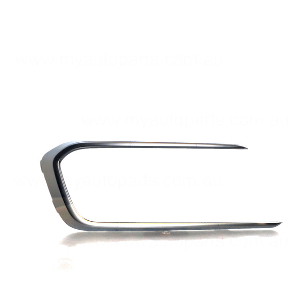 Satin Chrome Front Bar Grille Mould Passenger Side OEM Suits Hyundai Santa Fe DM 2015 to 2018