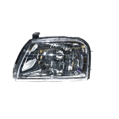 Head Lamp Passenger Side Certified Suits Mitsubishi Triton GLS V6 MK 2001 to 2006
