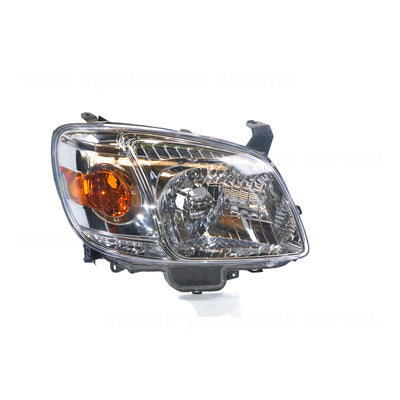 Head Lamp Drivers Side Certified Suits Mazda BT50 UN 6/2008 to 10/2011