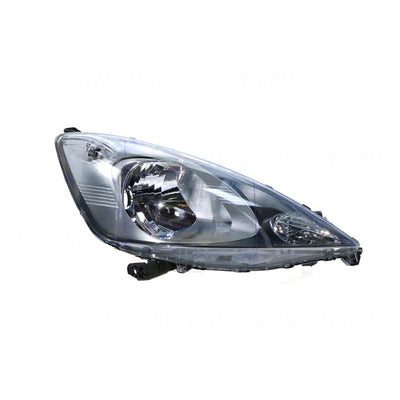 Halogen Manual Adjust Head Lamp Drivers Side Certified Suits Honda Jazz GE 2008 to 2011