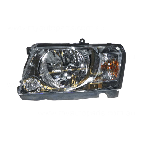 Head Lamp Passenger Side OEM Suits Nissan Patrol GU/Y61 1997 to 2016
