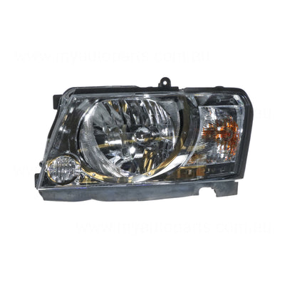 Head Lamp Passenger Side OEM Suits Nissan Patrol GU/Y61 1997 to 2016