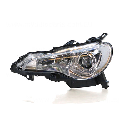 Halogen Head Lamp Passenger Side Genuine Suits Toyota 86 ZN6R 2012 to 2016