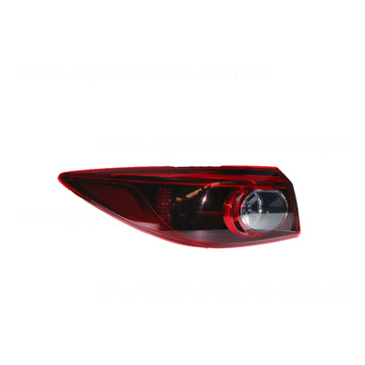LED Tail Lamp Passenger Side Certified Suits Mazda 3 SP25 BM Sedan 11/2013 to 5/2016