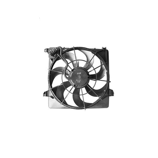 12 v Radiator Fan Assembly Aftermarket Suits Kia Sorento XM 2009 to 2012 2.2L Turbo Diesel