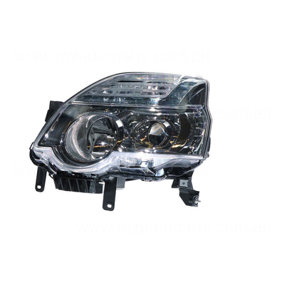 Halogen Electric Adjust Head Lamp Passenger Side Certified Suits Nissan X-Trail T31 2007 to 2014