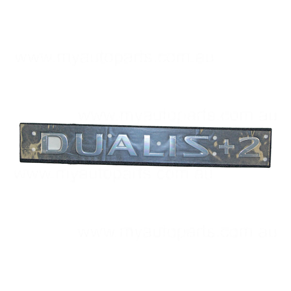Tail Gate Emblem Genuine Suits Nissan Dualis J10 2010 to 2014