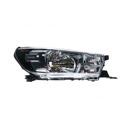 Head Lamp Drivers Side Genuine suits Toyota Hilux 2015 On