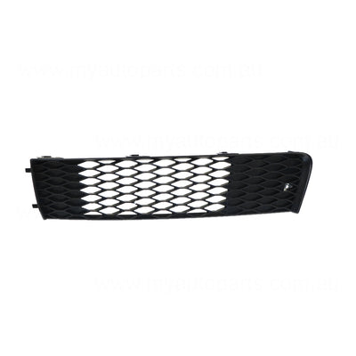 Front Bar Grille Passenger Side Genuine Suits Audi Q7 4L 11/2009 to 9/2015 (Suits One Piece Front Bumper)