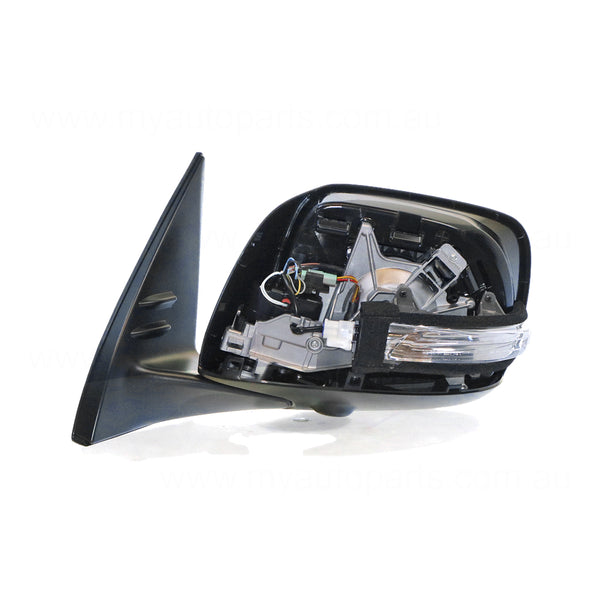 Door Mirror With Blind Spot & Indicator Passenger Side OEM suits Toyota Prado 150 Series 2013 to 2017