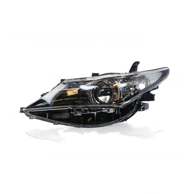 Halogen Electric Adjust Head Lamp Passenger Side OEM Suits Toyota Corolla ZRE182R 2012 to 2015