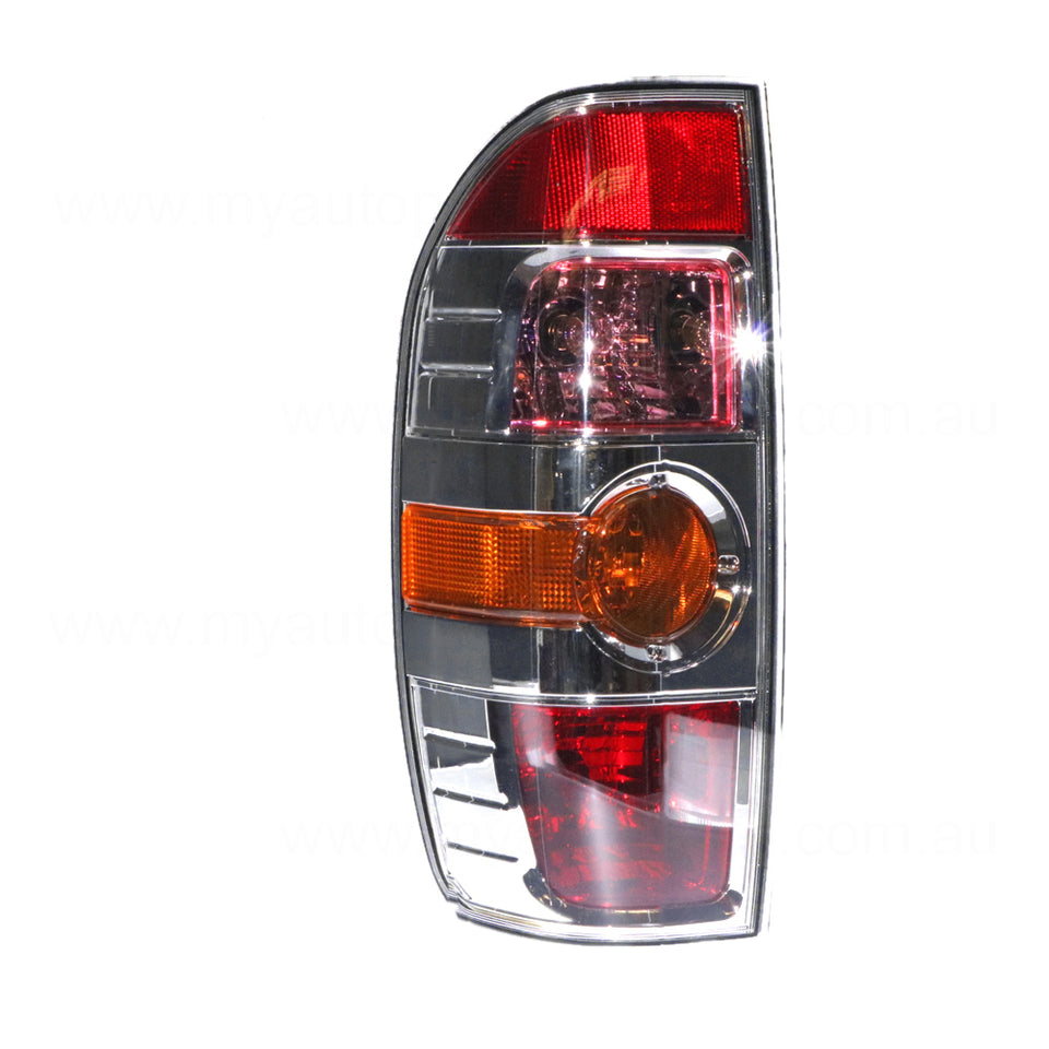 Chrome Tail Lamp Drivers Side Certified Suits Mazda BT50 UN 6/2008 to 10/2011