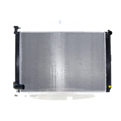 Radiator 38 / 34 mm Plastic Aluminium 670 x 480 x 22 mm Automatic 5.4 mm Fin 3.3 L 3MZFE Aftermarket Suits Lexus RX400H MHU38 2005 to 2008