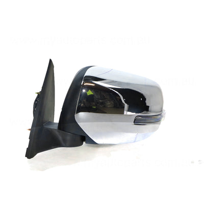 Chrome Door Mirror Passenger Side Certified suits Mitsubishi Challenger PC & Triton MN 8/2009 to 12/2015