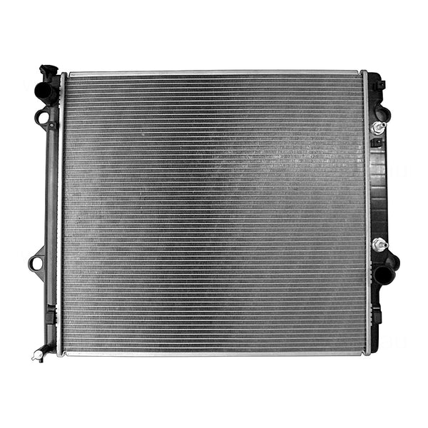 Radiator 38 / 38 mm Plastic Aluminium 650 x 598 x 36 mm Mauto 3.0 L 1KZTE Aftermarket Suits Toyota Prado RZJ120R / GRJ120R / KDJ120R 2002 to 2009