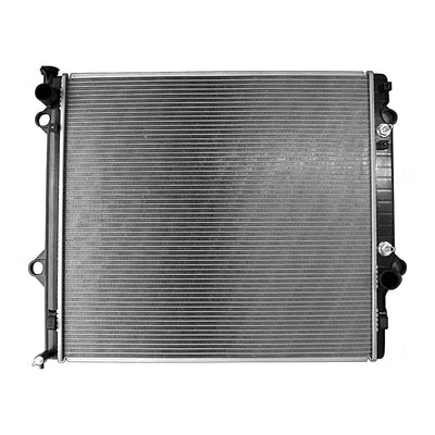 Radiator 38 / 38 mm Plastic Aluminium 650 x 598 x 36 mm Mauto 3.0 L 1KZTE Aftermarket Suits Toyota Prado RZJ120R / GRJ120R / KDJ120R 2002 to 2009