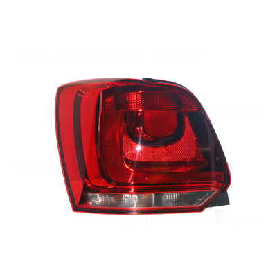 Tail Lamp Passenger Side Genuine Suits Volkswagen Polo 6R 2010 to 2014