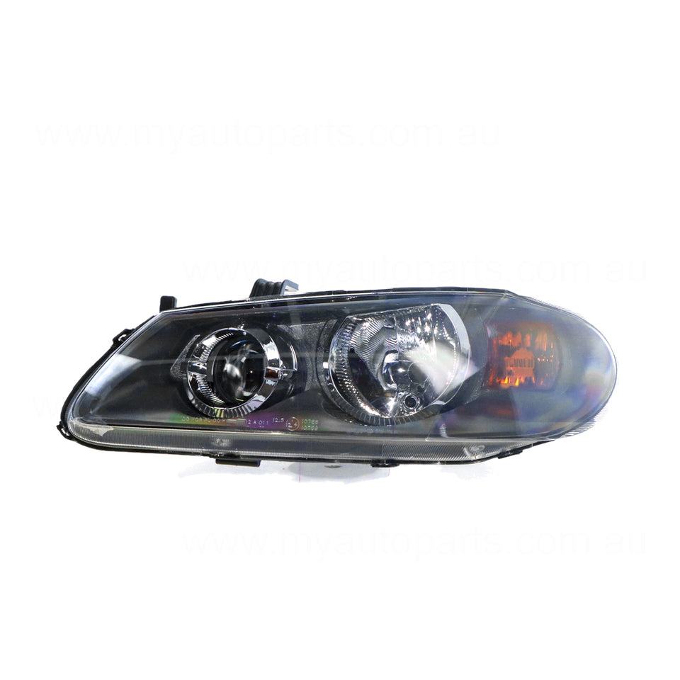 Grey Head Lamp Passenger Side Certified Suits Nissan Pulsar N16 9/2002 to 1/2006