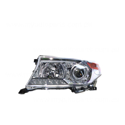Xenon Head Lamp Passenger Side Genuine suits Toyota Landcruiser 200 Series 2007 to 2015