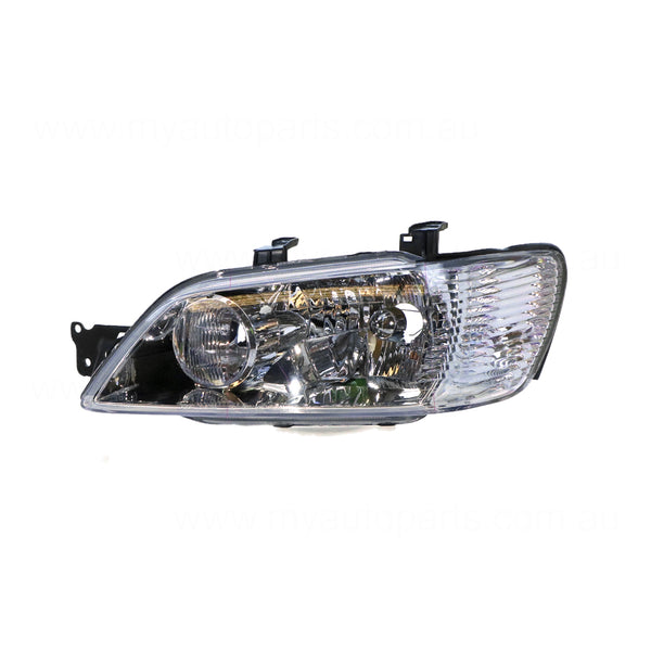 Head Lamp Passenger Side Aftermarket Suits Mitsubishi Lancer CG 2002 to 2003