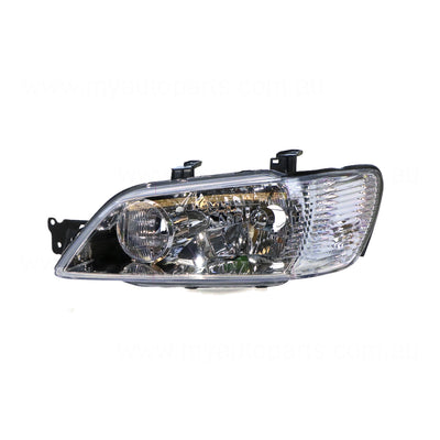 Head Lamp Passenger Side Aftermarket Suits Mitsubishi Lancer CG 2002 to 2003