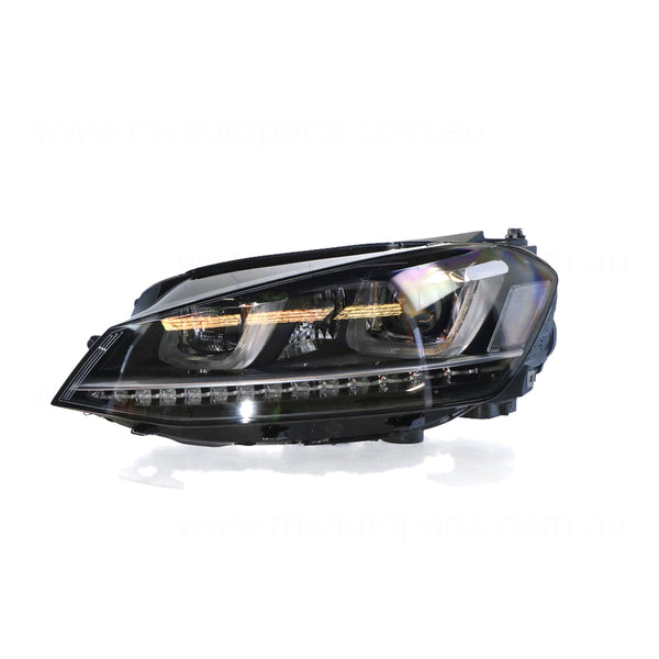 Xenon Head Lamp Passenger Side OEM Suits Volkswagen Golf R MK 7 4/2014 to 7/2017