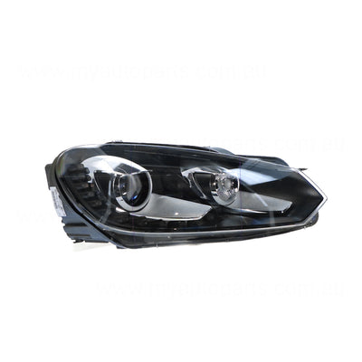 Xenon Head Lamp Drivers Side Genuine Suits Volkswagen Golf MK 6 Cabriolet 11/2011 On