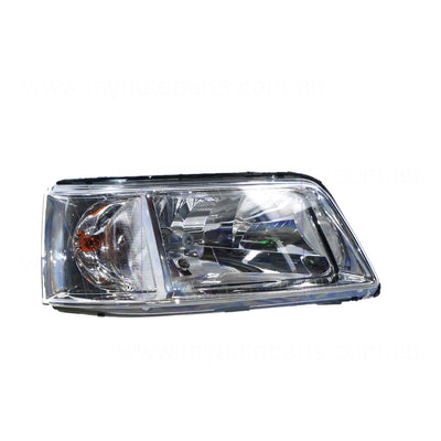 Halogen Electric Adjust Head Lamp Drivers Side OES Suits Volkswagen Transporter T5 2004 to 2015