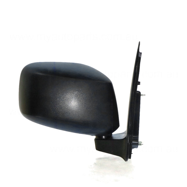 Black Door Mirror Drivers Side OEM Suits Nissan Navara D40 2008 to 2015
