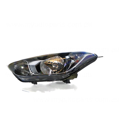 Head Lamp Passenger Side OEM Suits Hyundai i20 PB 2012 to 2015