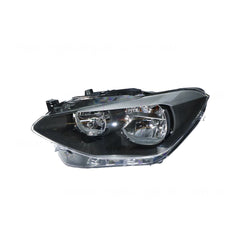 Halogen Manual Adjust Head Lamp Passenger Side OES Suits BMW 1 Series F20 2011 to 2016