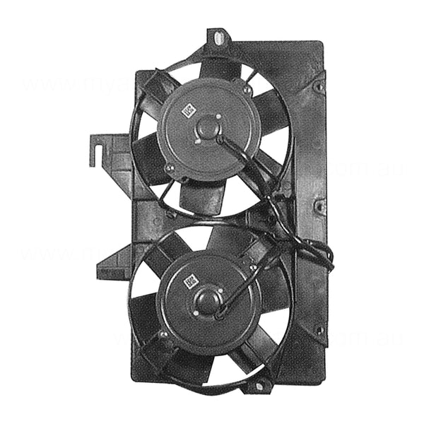 A/C Condenser Fan Assembly Aftermarket Suits Ford Transit VH/VJ 2000 to 2006