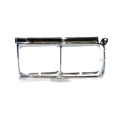 Headlamp Rim Passenger Side Aftermarket Suits Toyota Landcruiser FZJ80R/HDJ80R/HZJ80R 1990 to 1998