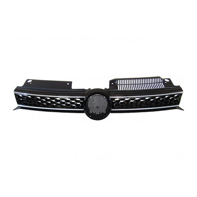Grille Aftermarket Suits Volkswagen Golf MK 6 2010 to 2013
