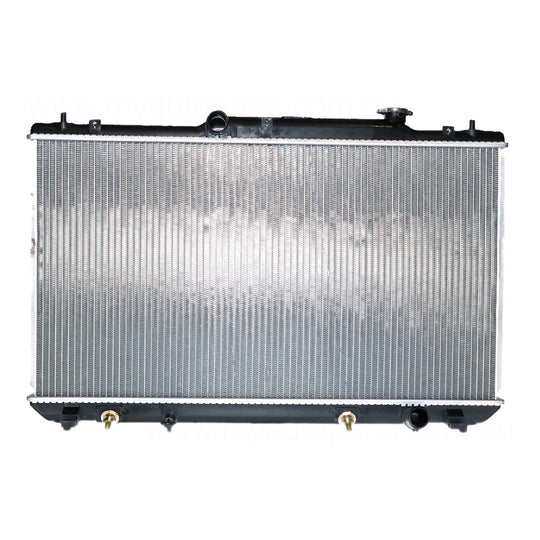 Radiator 34 / 34 mm Plastic Aluminium 400 x 738 x 27 mm Mauto 2.4 L 2AZFE Aftermarket Suits Toyota Camry ACV36R 2002 to 2006