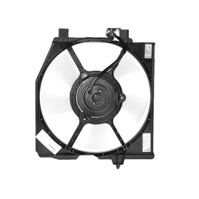A/C Condenser Fan Assembly Aftermarket suits Mazda 323 and Ford Laser 1999-2004