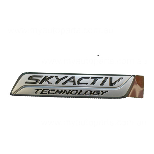 Tail Gate Emblem "Skyactiv" OEM Suits Mazda 6 GJ Wagon 2012 to 2016