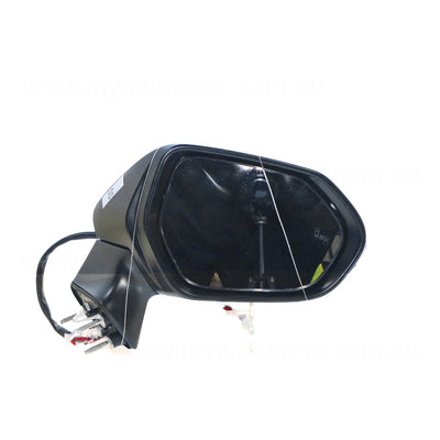Door Mirror With Blind Spot & Lane Assist Drivers Side OEM suits Toyota Corolla ZR/SX 2018 On