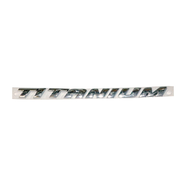 Tail Gate Emblem "Titanium" OEM Suits Ford Focus LZ 2015 to 2018