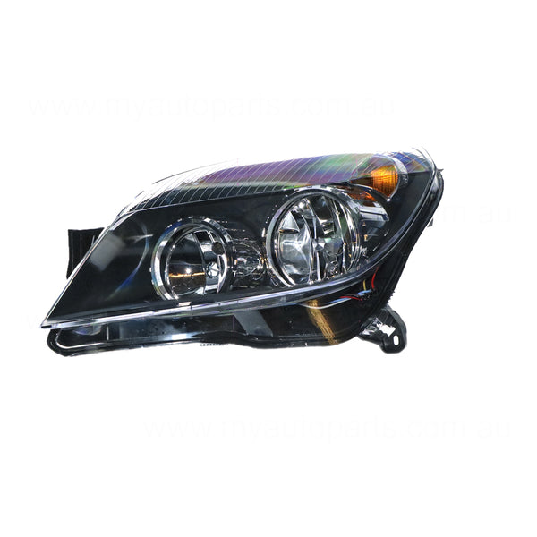 Black Head Lamp Passenger Side Certified Suits Holden Astra AH 10/2004 to 10/2006
